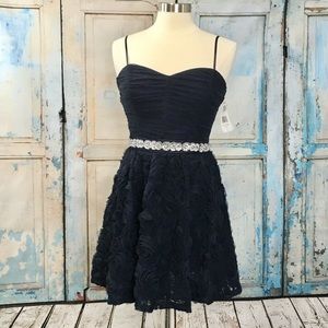 Navy Blue Formal Dress